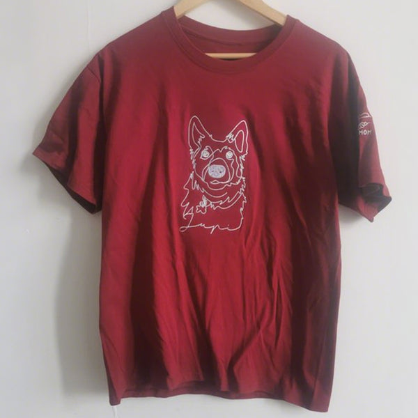 Embroidered Outline Photo Portrait T-shirt Sweatshirt for Pet Lovers